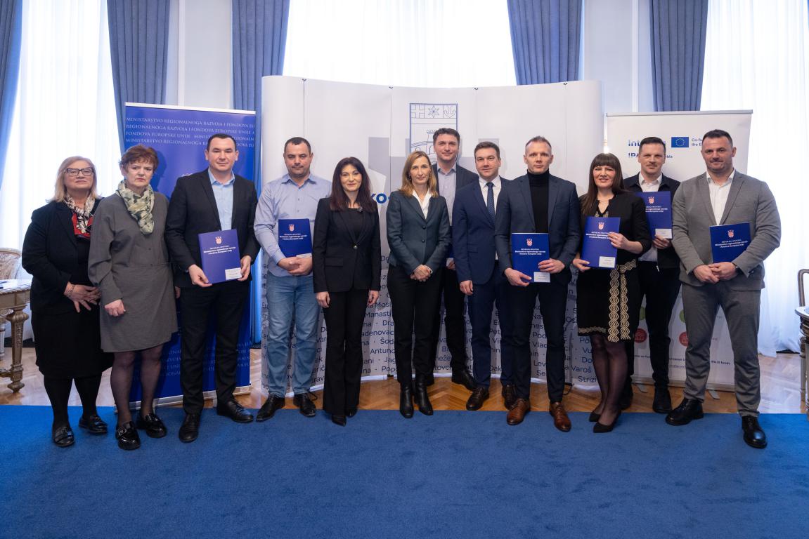 U OBŽ dodijeljeni ugovori za projekte vrijedne 6,9 milijuna eura: fokus na gospodarstvo, obrazovanje i okoliš